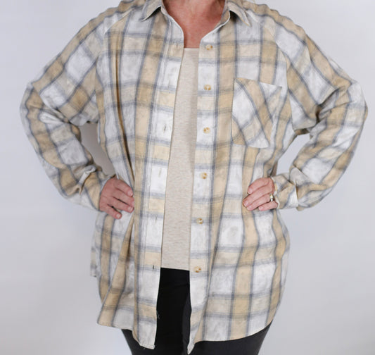 Washed Plaid Flannel