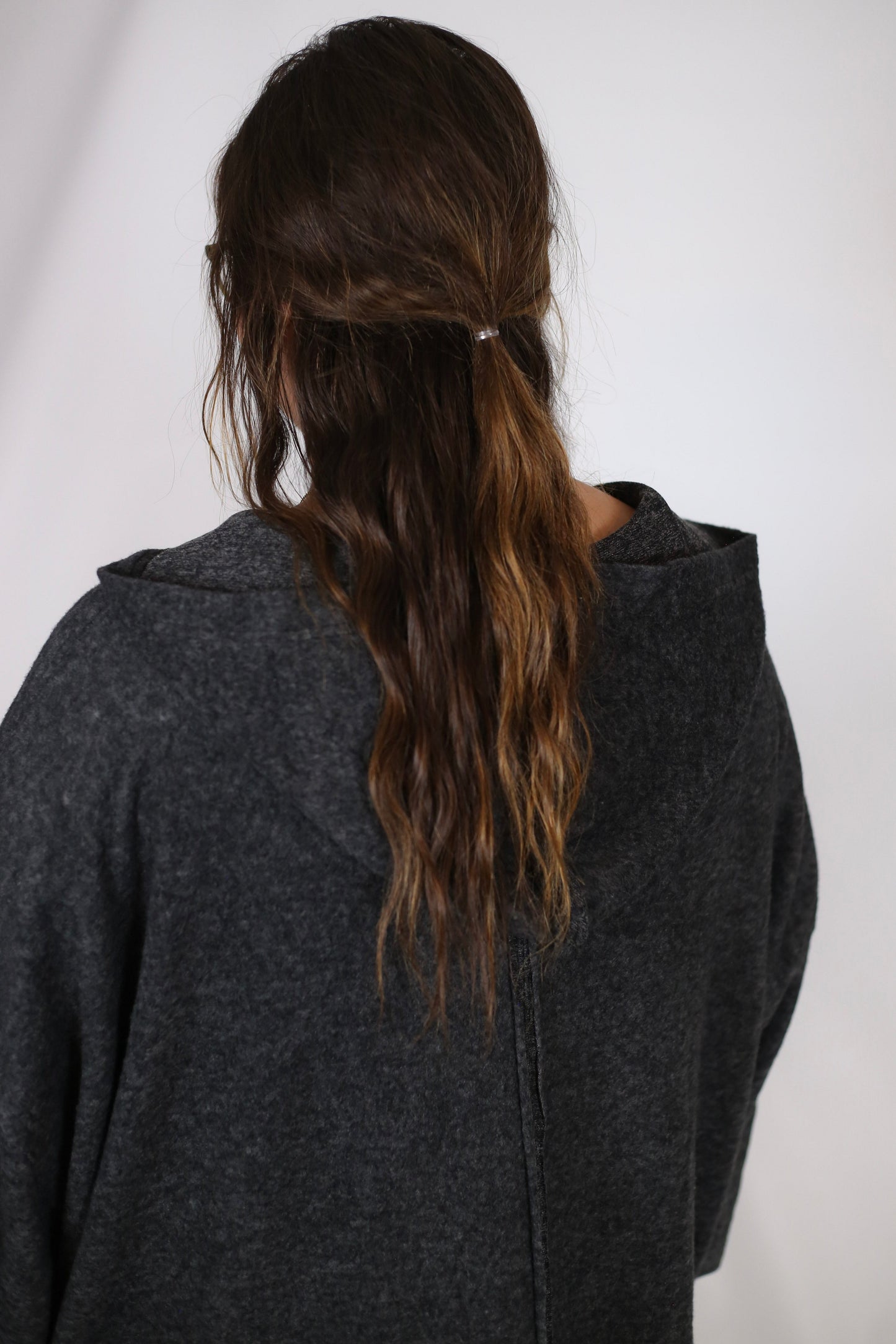 Balloon Sleeve Hoodie - Plus