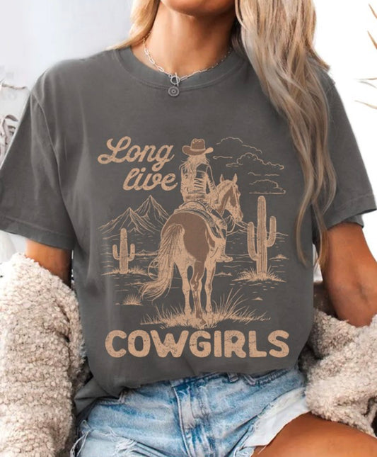 Long Live Cowgirls Tee/Horse