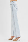 Women's HIGH RISE WIDE LEG JEANS