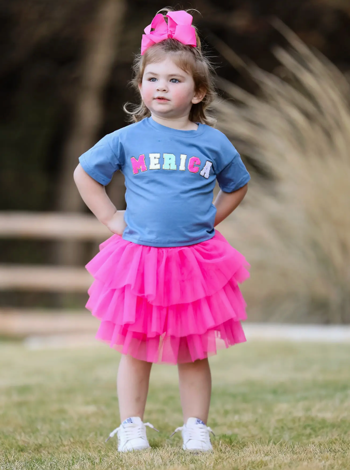 Girl's "Merica" Set