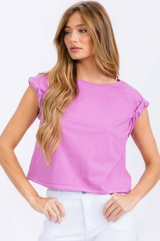 Women's The Essential Raw Edge Short Tee: Heather Grey