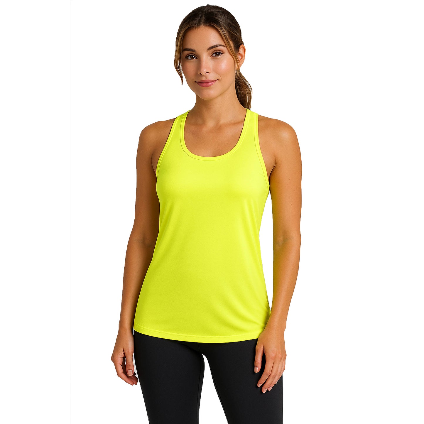 Women's Moisture Wicking Racerback Tanks: Mint