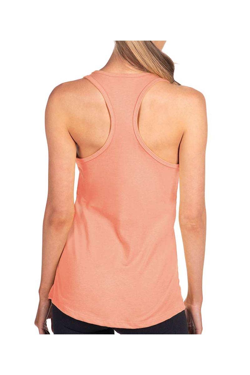 Women's Sun Kissed Graphic Racerback Tank: BANANA